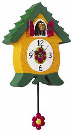 Horloge Enfant Cheval et Fleur